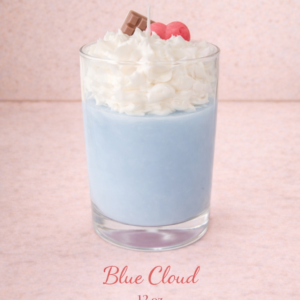 Blue Cloud theme candle