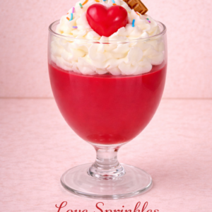 Love sprinkles theme soy candle
