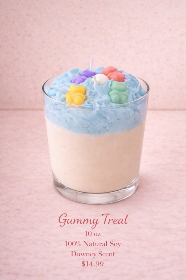 Gummy Treat theme soy candle