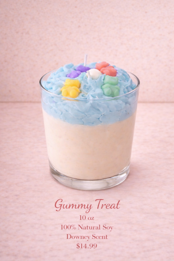 Gummy Treat theme soy candle