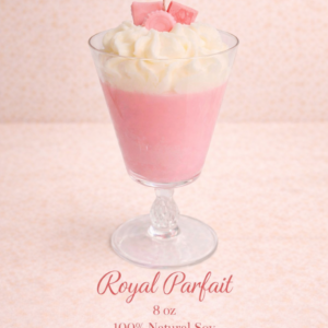 Royal Parfait theme soy candle