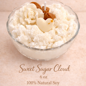 sweet sugar cloud theme candle