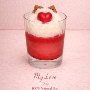 my love theme soy candle