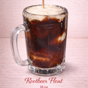 Root beer Float theme soy candle