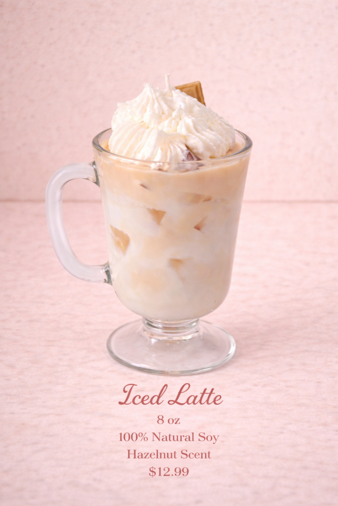 Iced Latte theme soy candle