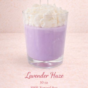lavender haze theme candle