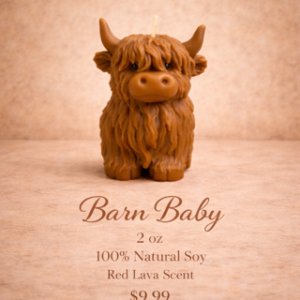 Barn Baby Theme Soy Candle
