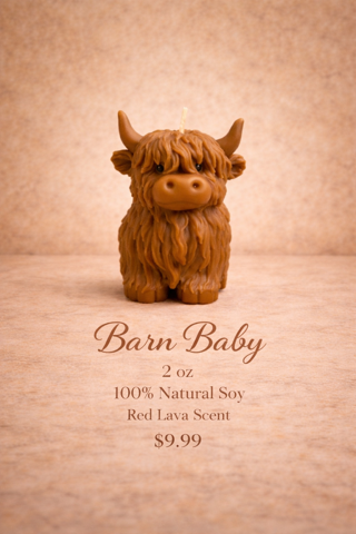 Barn Baby Theme Soy Candle