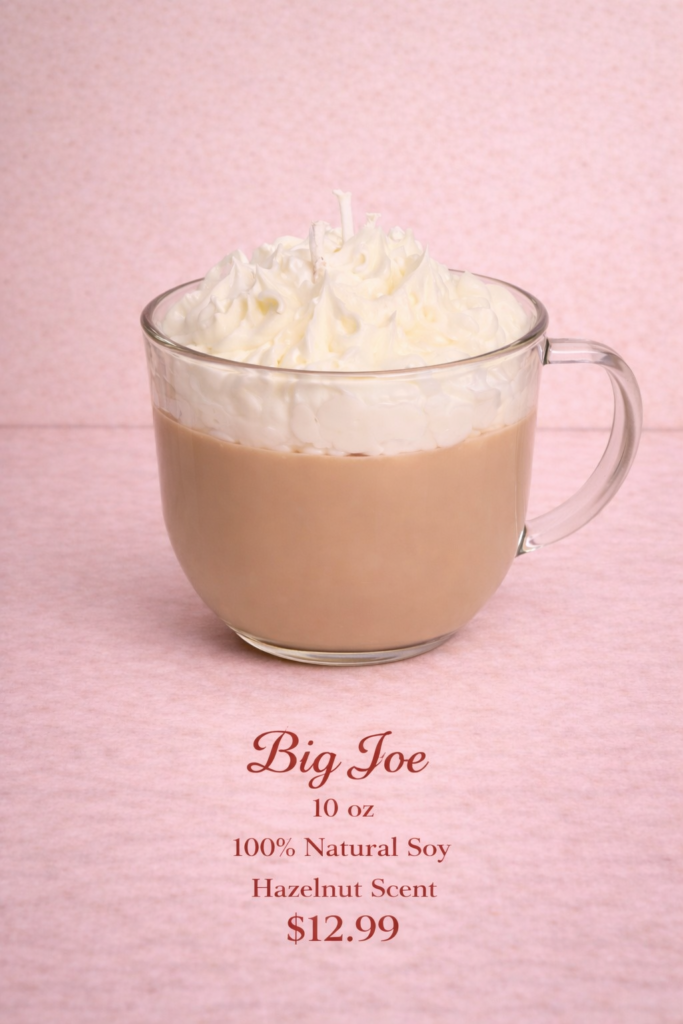 Big Joe theme soy candle