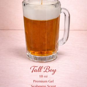 Tall Boy theme Gel Wax candle